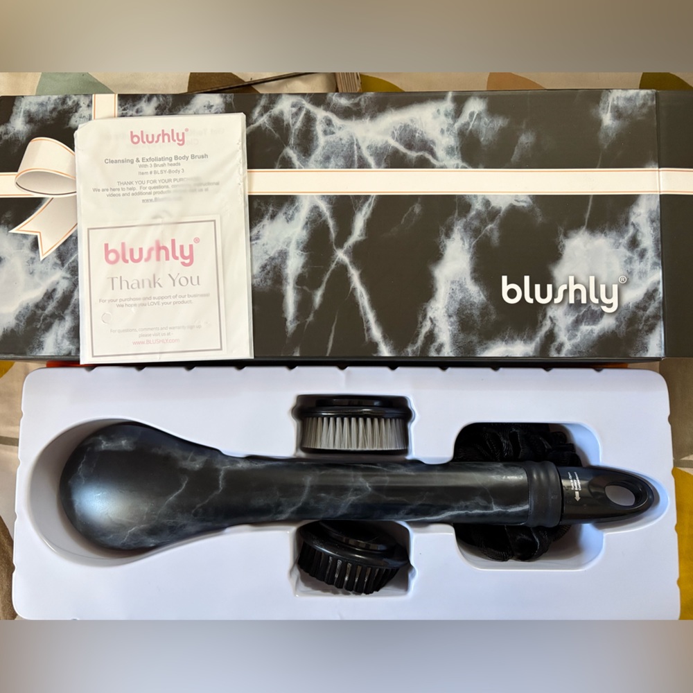 Black Electric Body Brush Set